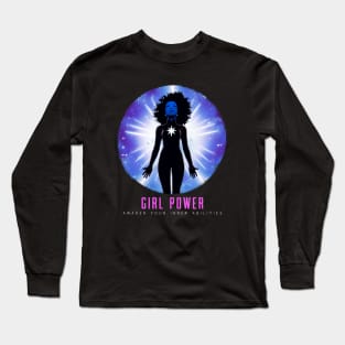 Girl Power Super Heroine Long Sleeve T-Shirt